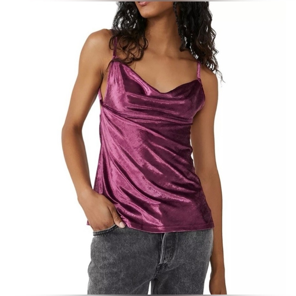 Free People All Night Velvet Tunic/Tank, Size: Small NWT
